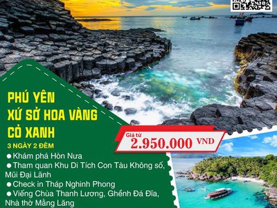 Tour 3N2Đ Khám Phá Phú Yên - Saco Travel 0