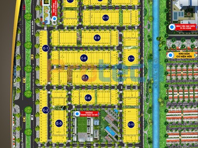 Khu e4 kim long - đường trần triệu luật. đường 10,5m 4