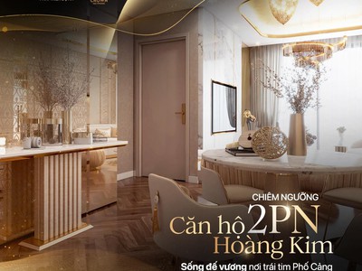 Sống trong tác phẩm nghệ thuật - khám phá căn hộ 2pn tại golden crown hải phòng 1