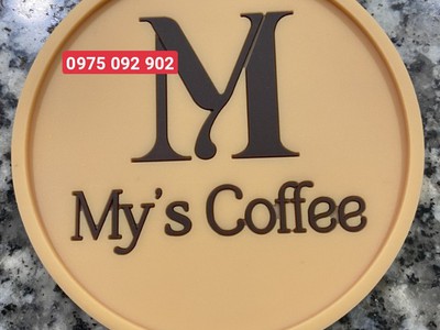 Xưởng mua bán đế lót ly in logo thương hiệu giá rẻ, làm lót cốc quán cafe theo yêu cầu 8