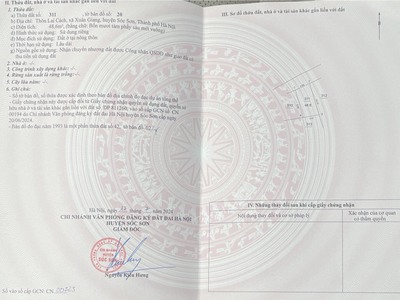 Giá chỉ 10 xxtr  trên m vuông vị  trí đât sát khu công nghiêp nội bài 4