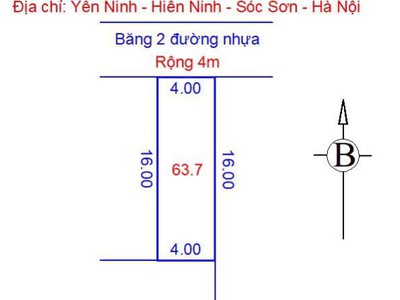 Giá chỉ 10 xxtr  trên m vuông vị  trí đât sát khu công nghiêp nội bài 3