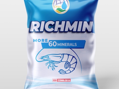 RICH MIN -  Bổ sung khoáng thiết yếu phòng ngừa cong thân, đục cơ, kích lột cho tôm 0