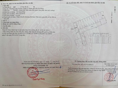Chính chủ bán đất ở đô thị tp thủ đức phường long trường thủ đức 2