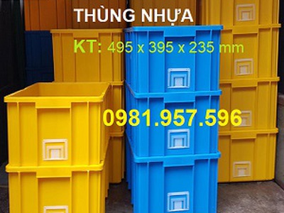 Thùng nhựa đặc, Hộp nhựa đặc đựng linh kiện điện tử trong các nhà máy 0