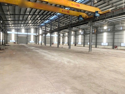 Chuyển nhượng 1ha đất trong KCN Đại An,TP Hải Dương. Có xưởng 5300m2.Có sẵn cầu trục,PCCC. Giá:41tỷ 0