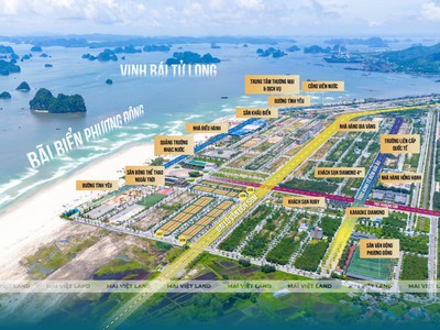 Chỉ 3.7 tỷ sở hữu ngay lô đất LK30-35 mặt biển KĐT Phương Đông, sổ đỏ vĩnh viễn, 60m ra biển 0