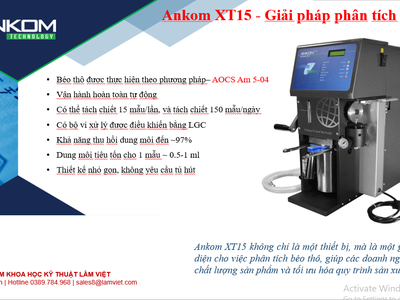 Máy Chiết Béo Tự Động ANKOM XT15I 0