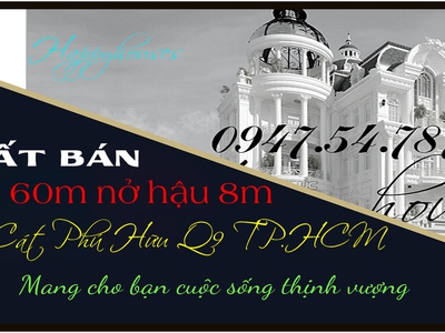 Chốt nhanh rẻ trong tuần lô đất 5 x 60m nở hậu 8m phú hữu quận 9 tp.hcm 0