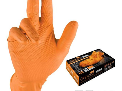 Găng tay thực phẩm đa dụng Grippaz màu cam  25 đôi  : Bảo vệ đôi tay hiệu quả cho mọi hoạt động 1