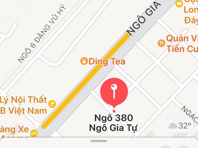 Bán 98m2 đất sổ đỏ ngõ 380 Ngô Gia Tự, phường Đức Giang, Long Biên 2