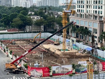 Tiến độ xây dựng dự án phú mỹ hưng l arcade vào t7/2024. xem nhà thực tế - mua nhà giá gốc trực 1