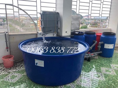 Thùng nhựa tròn 1000 lít đựng nước - nuôi cá. 2