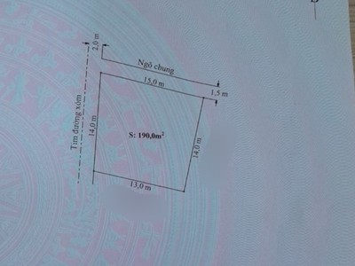 Lô góc 190m2 ngang 14m đường 4,5m tại đồng thái, an dương 3