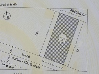 Em cần bán lô đất mặt phố Hồng Châu, mặt tiền rộng 7m, dtich 133m. 0