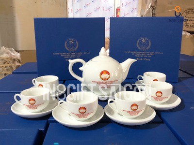Nhận sản xuất ly sứ, ấm sứ, quà tặng gốm sứ 0