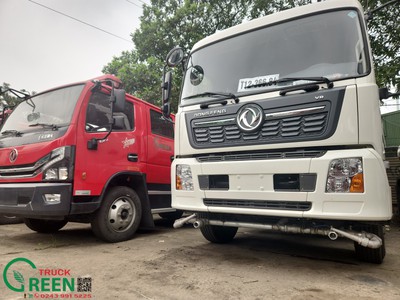 Xe ô tô xi téc phun nước rửa đường 9 khối Dongfeng 2