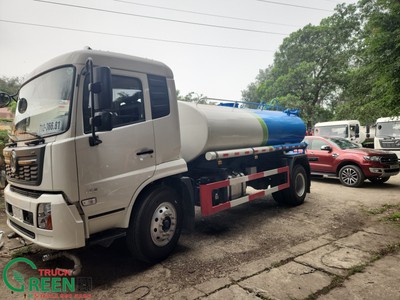 Xe ô tô xi téc phun nước rửa đường 9 khối Dongfeng 5