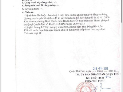 Chính chủ bán lô đất quận thủ đức - tp hồ chí minh 3