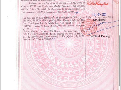 Chính chủ bán lô đất quận thủ đức - tp hồ chí minh 4