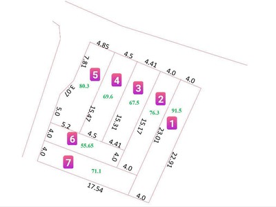 Đát tân mimh giá chỉ hơn 500 tr cho một lo dt từ 56 cho đến 90 m 3