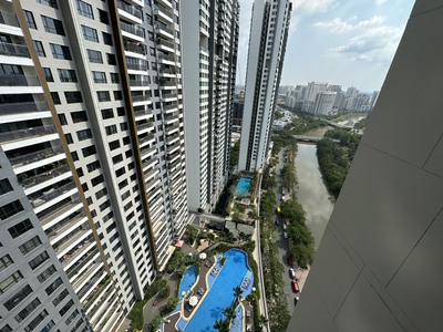 Cho thuê căn hộ 2PN diện tích 91m2, căn hộ The View Q7, full nội thất vào ở ngay. Giá 19tr/tháng 5