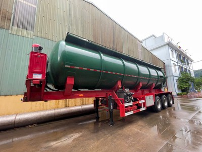 Sơ mi rơ mooc hút vận chuyển chất thải 28 khối 28m3 0