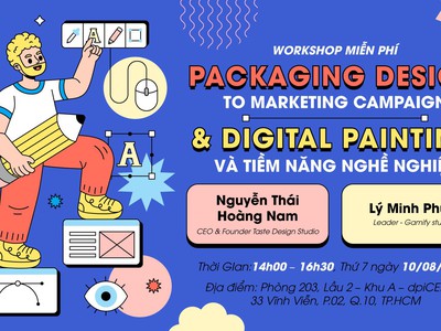 Workshop :Vai trò Branding Packaging Design in Marketing-Digital Painting và Tiềm năng nghề nghiệp 0