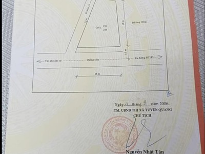 Đất chính chủ - giá tốt - vị trí đẹp tại xóm 13, xã tràng đà, thị xã tuyên quang, tuyên quang 1