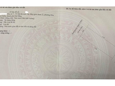 Bán đất đường hòa phú 10  gò nảy 5 cũ  - hòa minh 2