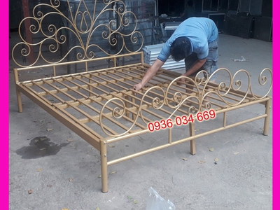 Giường ngủ bằng sắt mỹ thuật cho bé 8