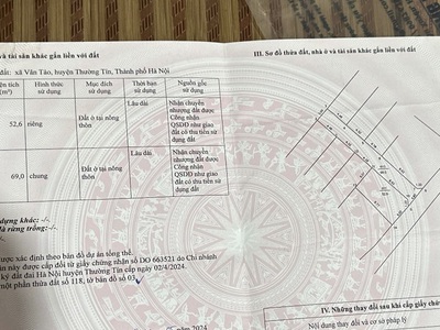 Chính chủ cần bán lô đất đẹp tại thường tín - hà nội, gần vườn hoa tái định cư xâm động vân tảo 4