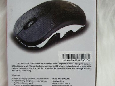 Mouse chuột ko dây Eblue EMS816 1600dpi 4