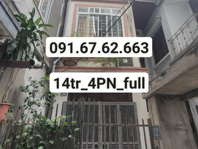 Hà riêng 3 tầng tại Nhân Hòa - 4 phòng ngủ, full nội thất, giá thuê hấp dẫn 14tr/tháng 0