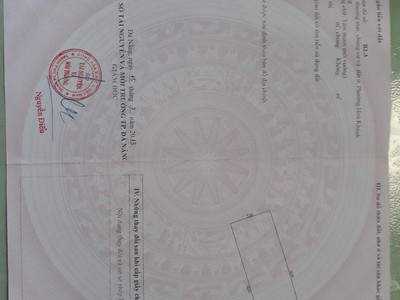 Bán đất mặt tiền đường nguyễn minh chấn - liên chiểu, đà nẵng. 0