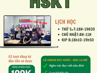Nhanh tay vợt ngay khóa học tiếng trung chỉ từ 199k 0