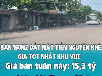 Chính chủ bán 150m2 đất mặt tiền nguyên khê giá tốt nhất khu vực 0