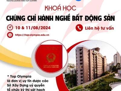 Khoá học online và thi chứng chỉ hành nghề BĐS 0