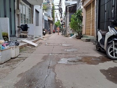 Gần trường thcs phạm văn chiêu, hẻm thông xe hơi,  4.1 x 13.5 m, đúc 2 tầng 1