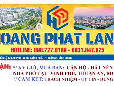 Nhận ký gửi mua bán nhà đất, căn hộ tại vĩnh phú, ta, bd 0