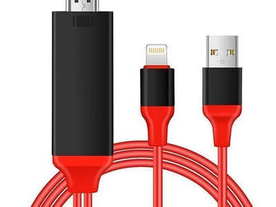 Cáp Lightning to HDMI - Cáp chuyển tín hiệu Lightning To HDMI - Siêu xịn - Kết nối sang tivi, TV, má 2