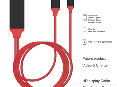 Cáp Lightning to HDMI - Cáp chuyển tín hiệu Lightning To HDMI - Siêu xịn - Kết nối sang tivi, TV, má 4