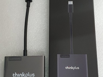 Cáp type C ra HDMI - VGA và USB - 3 trong 1 - Lenovo Thinkplus Type C USB-C 3-in-1 Adapter USB Hub, 9