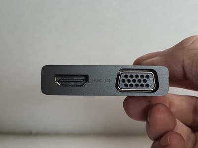 Cáp type C ra HDMI - VGA và USB - 3 trong 1 - Lenovo Thinkplus Type C USB-C 3-in-1 Adapter USB Hub, 12