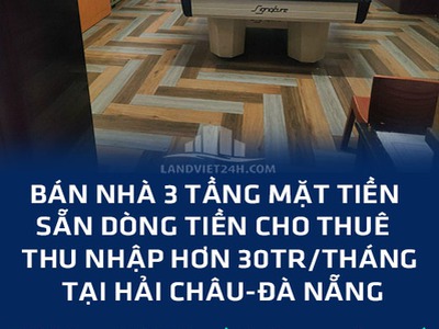Bán nhà 3 tầng mặt tiền sẵn dòng tiền cho thuê thu nhập hơn 30tr/tháng 0