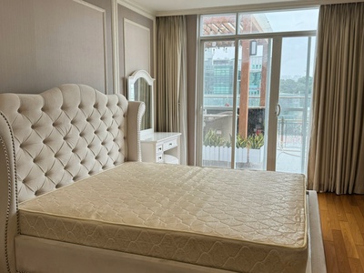 Cho thuê CHCC Leman Q.3, 150m2, 2Pn, 2 tollet, nội thất như hình 0