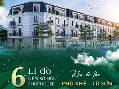 Tc 4 tỷ sở hữu shop house mặt tiền đường 40m, cách vin cổ loa 6km 2