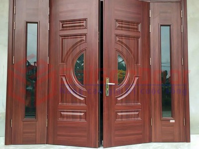 Cửa thép vân gỗ saigondoor 0