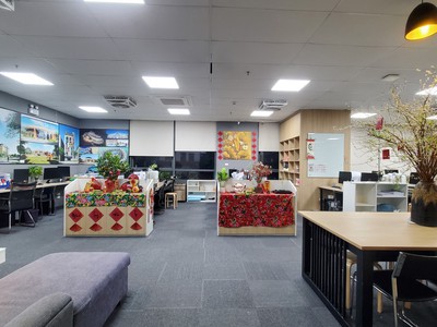 Cho thuê văn phòng logistics 350m2 tòa geleximco, hoàng cầu, quận đống đa 3