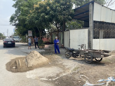 Hót   chính chủ bán lô đất 77m2 tại cống mỹ, an dương, hải phòng     chỉ 1tỷ650 0